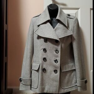 Wool Speckled Pea Coat